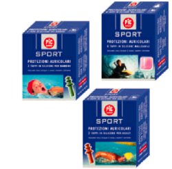 TAPPO AURICOLARE IN SILICONE PIC SPORT PER ADULTI 2 PEZZI - Farmacia Sant Anna SAS del Dott. Mariani Federigo