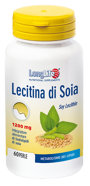 LONGLIFE LECITINA SOIA 60 PERLE DI GELATINA DA 1,7 G - Farmacia Sant Anna SAS del Dott. Mariani Federigo