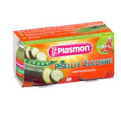 PLASMON OMOGENEIZZATO PISELLI ZUCCHINE 80 G X 2 PEZZI - Farmacia Sant Anna SAS del Dott. Mariani Federigo