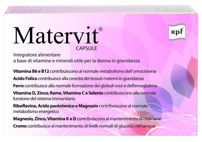 MATERVIT 30 CAPSULE - Farmacia Sant Anna SAS del Dott. Mariani Federigo