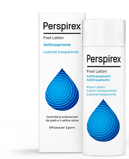 PERSPIREX FOOT LOTION ANTITRASPIRANTE LOZIONE TRASPARENTE SUDORAZIONE E CATTIVO ODORE PIEDI 100 ML - Farmacia Sant Anna SAS del Dott. Mariani Federigo