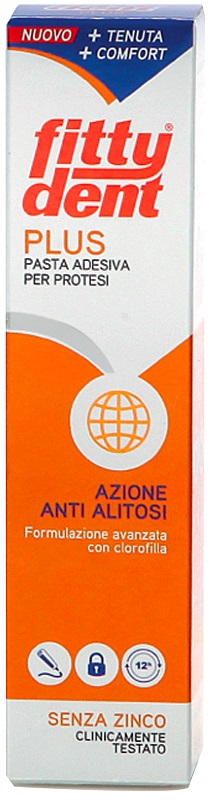 FITTYDENT PLUS ADESIVO PROTESI 40 G - Farmacia Sant Anna SAS del Dott. Mariani Federigo