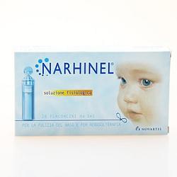 SOLUZIONE FISIOLOGICA PER ASPIRATORE NASALE NARHINEL 20 FIALE DA 5ML - Farmacia Sant Anna SAS del Dott. Mariani Federigo