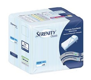 TRAVERSA SALVAMATERASSO PER INCONTINENZA SERENITY CLASSIC RIMBOCCABILE MISURA 80X180CM 30 PEZZI - Farmacia Sant Anna SAS del Dott. Mariani Federigo