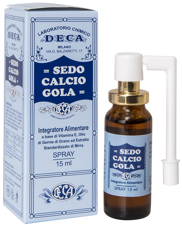 SEDO CALCIO GOLA SPRAY 15 ML - Farmacia Sant Anna SAS del Dott. Mariani Federigo