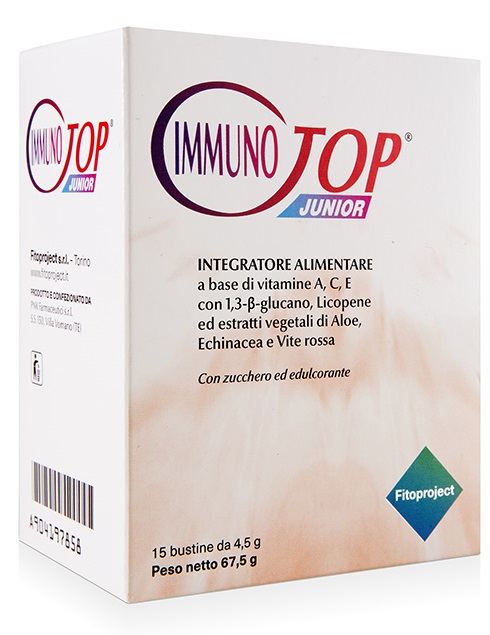 IMMUNOTOP JUNIOR 15 BUSTINE DA 4,5 G - Farmacia Sant Anna SAS del Dott. Mariani Federigo