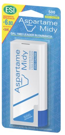 ESI ASPARTAME MIDY 500 COMPRESSE OFFERTA SPECIALE - Farmacia Sant Anna SAS del Dott. Mariani Federigo