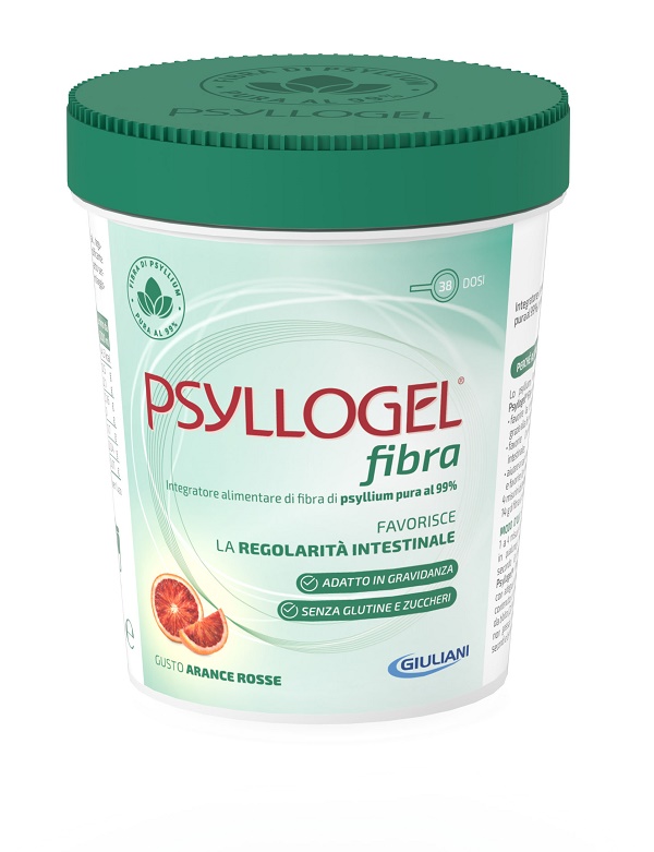 PSYLLOGEL FIBRA ARANCE ROSSE VASO 170 G - Farmacia Sant Anna SAS del Dott. Mariani Federigo