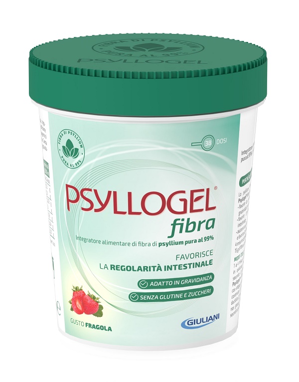 PSYLLOGEL FIBRA FRAGOLA VASO 170 G - Farmacia Sant Anna SAS del Dott. Mariani Federigo