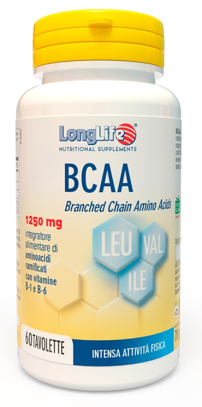 LONGLIFE BCAA 1250 MG 60 TAVOLETTE - Farmacia Sant Anna SAS del Dott. Mariani Federigo