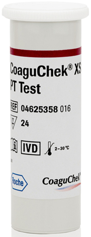 STRISCE REATTIVE PER DISPOSITIVO AUTODIAGNOSTICO COAGUCHEK XS PT TEST 24 PEZZI - Farmacia Sant Anna SAS del Dott. Mariani Federigo