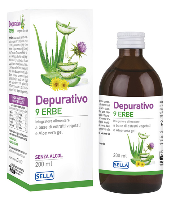 DEPURATIVO 9 ERBE 200 ML - Farmacia Sant Anna SAS del Dott. Mariani Federigo