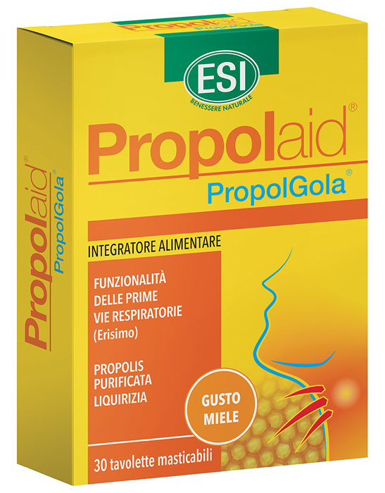ESI PROPOLAID TAVOLETTE GOLA MIELE 30 TAVOLETTE - Farmacia Sant Anna SAS del Dott. Mariani Federigo