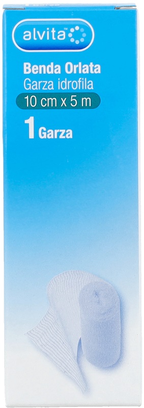 BENDA ORLATA GARZA IDROFILA ALVITA 10X500CM - Farmacia Sant Anna SAS del Dott. Mariani Federigo
