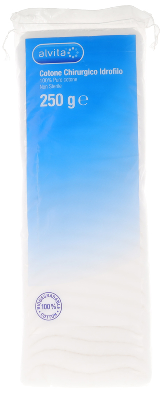 COTONE CHIRURGICO IDROFILO ALVITA 100% PURO COTONE 250 G - Farmacia Sant Anna SAS del Dott. Mariani Federigo
