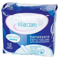ILLA CARE ASSORBENTE NOTTE EXTRA 12 PEZZI - Farmacia Sant Anna SAS del Dott. Mariani Federigo