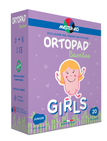 CEROTTO OCULARE PER ORTOTTICA ORTOPAD GIRLS M 5,4X7,6 20 PEZZI - Farmacia Sant Anna SAS del Dott. Mariani Federigo