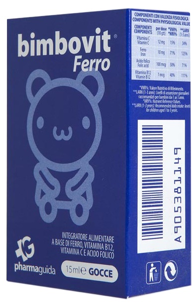 BIMBOVIT FERRO GOCCE 15 ML - Farmacia Sant Anna SAS del Dott. Mariani Federigo