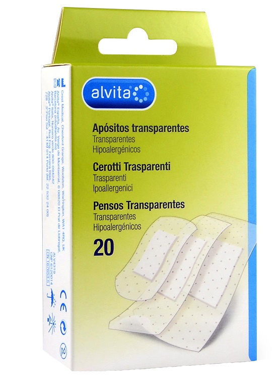 CEROTTO TRASPARENTE 20 PEZZI ALVITA - Farmacia Sant Anna SAS del Dott. Mariani Federigo