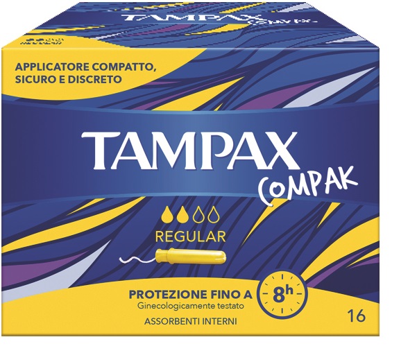 TAMPAX COMPAK REGULAR 16 PEZZI - Farmacia Sant Anna SAS del Dott. Mariani Federigo