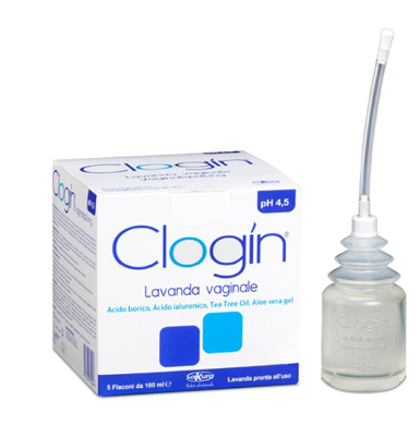 CLOGIN LAVANDA VAGINALE 5 FLACONI DA 100 ML + 5 CANNULE VAGINALI MONOUSO - Farmacia Sant Anna SAS del Dott. Mariani Federigo