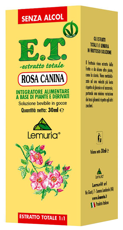 ET ESTRATTO TOTALE ROSA CANINA 30 ML SENZA ALCOL - Farmacia Sant Anna SAS del Dott. Mariani Federigo