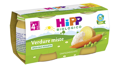 HIPP BIO HIPP BIO OMOGENEIZZATO VERDURE MISTE 2X80 G - Farmacia Sant Anna SAS del Dott. Mariani Federigo