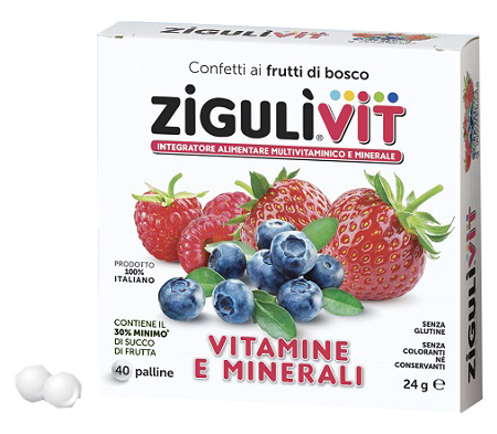 ZIGULI VIT FRUTTIBOSCO 40 CONFETTI - Farmacia Sant Anna SAS del Dott. Mariani Federigo