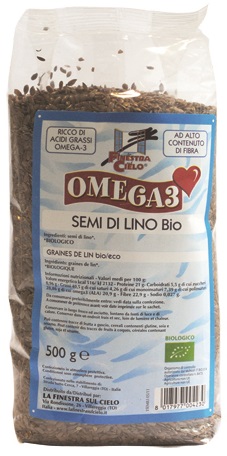 FSC OMEGA3 SEMI DI LINO BIO AD ALTO CONTENUTO DI FIBRA 500 G - Farmacia Sant Anna SAS del Dott. Mariani Federigo