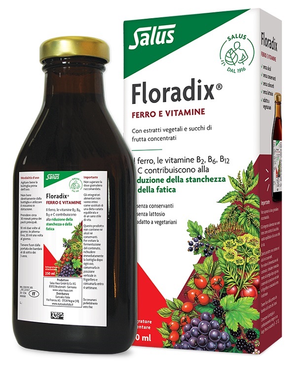 FLORADIX FERRO E VITAMINE 250 ML - Farmacia Sant Anna SAS del Dott. Mariani Federigo