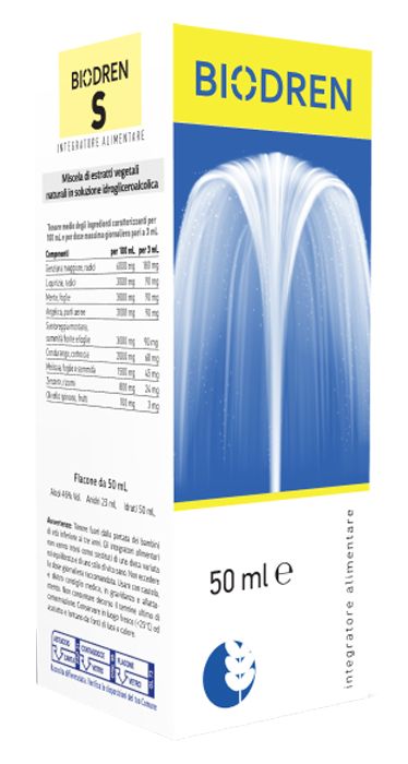 BIODREN S SOLUZIONE IDROALCOLICA 50 ML - Farmacia Sant Anna SAS del Dott. Mariani Federigo
