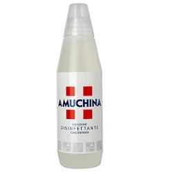 DISINFETTANTE IGIENIZZANTE A BASE DI IPOCLORITO DI SODIO ANTIMICROBICO AD AMPIO SPETTRO D'AZIONE AMUCHINA LIQUIDA 100% 1000 ML - Farmacia Sant Anna SAS del Dott. Mariani Federigo