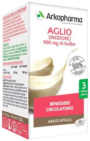 ARKO CAPSULE AGLIO 45 CAPSULE - Farmacia Sant Anna SAS del Dott. Mariani Federigo