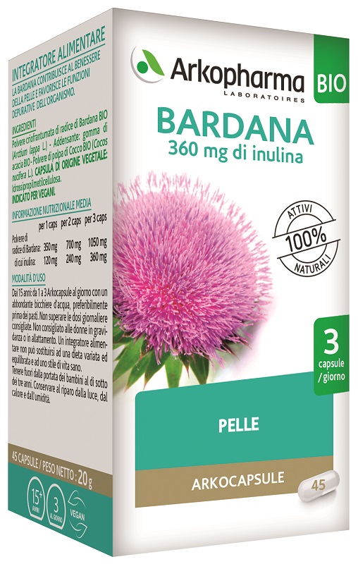 ARKO CAPSULE BARDANA BIO 45 CAPSULE - Farmacia Sant Anna SAS del Dott. Mariani Federigo