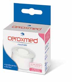 CEROTTO ADESIVO IN ROCCHETTO CEROXMED IN TESSUTO NON TESSUTO AERATO IPOALLERGENICO BIANCO 500X2,5 CM 1 PEZZO - Farmacia Sant Anna SAS del Dott. Mariani Federigo