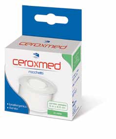 CEROTTO ADESIVO IN ROCCHETTO CEROXMED IN SETA AERATO IPOALLERGENICO BIANCO 500X2,5 CM 1 PEZZO - Farmacia Sant Anna SAS del Dott. Mariani Federigo