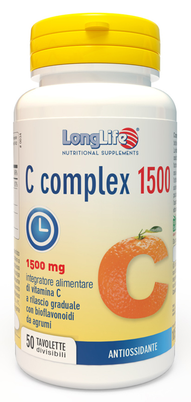 LONGLIFE C COMPLEX 1500 T/R 50 TAVOLETTE - Farmacia Sant Anna SAS del Dott. Mariani Federigo