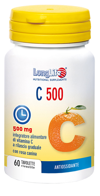 LONGLIFE C 500 T/R 60 TAVOLETTE - Farmacia Sant Anna SAS del Dott. Mariani Federigo