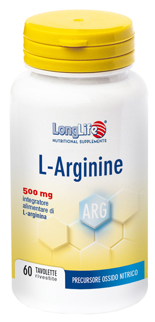 LONGLIFE L-ARGININE 60 TAVOLETTE RIVESTITE DA 900 MG - Farmacia Sant Anna SAS del Dott. Mariani Federigo