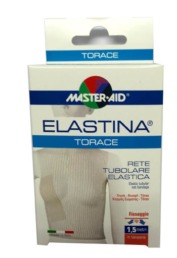 RETE TUBOLARE ELASTICA IPOALLERGENICA MASTER-AID ELASTINA TORACE 5 MT IN TENSIONE CALIBRO 8 CM - Farmacia Sant Anna SAS del Dott. Mariani Federigo