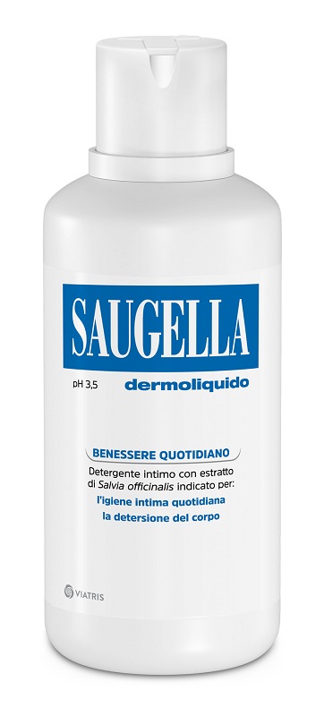 SAUGELLA DERMOLIQUIDO PH 3,5 DETERGENTE INTIMO BENESSERE QUOTIDIANO 500 ML - Farmacia Sant Anna SAS del Dott. Mariani Federigo