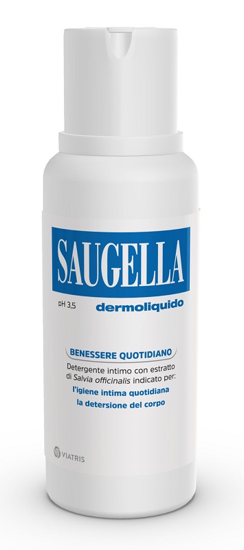SAUGELLA DERMOLIQUIDO PH 3,5 DETERGENTE INTIMO BENESSERE QUOTIDIANO 250 ML - Farmacia Sant Anna SAS del Dott. Mariani Federigo