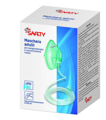 MASCHERA PER OSSIGENOTERAPIA CON TUBO 200CM - Farmacia Sant Anna SAS del Dott. Mariani Federigo