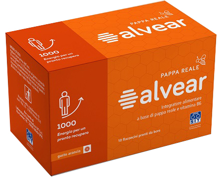 ALVEAR 1000 PAPPA REALE 10 FLACONCINI GUSTO ARANCIA - Farmacia Sant Anna SAS del Dott. Mariani Federigo