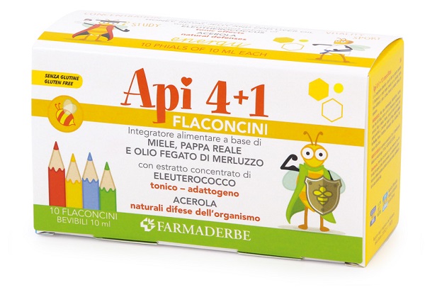 APIQUATTRO + 1 10 FLACONCINI DA 10 ML - Farmacia Sant Anna SAS del Dott. Mariani Federigo