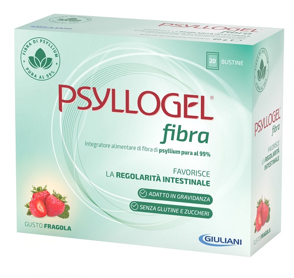 PSYLLOGEL FIBRA FRAGOLA 20 BUSTINE - Farmacia Sant Anna SAS del Dott. Mariani Federigo