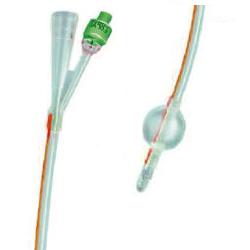 CATETERE FOLEY IN SILICONE TRASPARENTE A 2 VIE CON PALLONCINO 5-10ML DIAMETRO CH18 6,00MM LUNGHEZZA 40CM - Farmacia Sant Anna SAS del Dott. Mariani Federigo