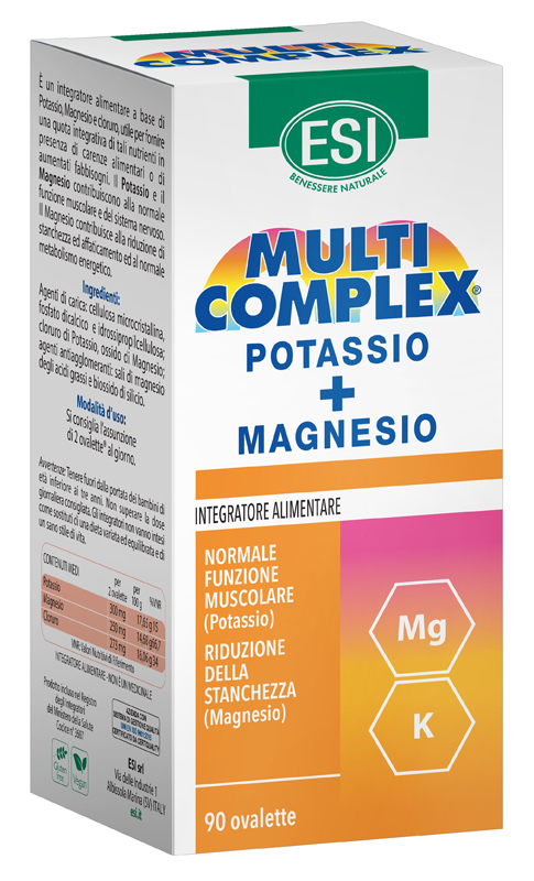 ESI MULTICOMPLEX POTASSIO MG 90 OVALETTE - Farmacia Sant Anna SAS del Dott. Mariani Federigo