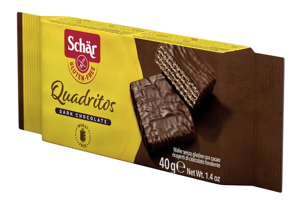 SCHAR QUADRITOS WAFER CON CACAO RICOPERTI DI CIOCCOLATO FONDENTE 40 G - Farmacia Sant Anna SAS del Dott. Mariani Federigo