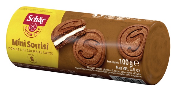 SCHAR MINI SORRISI CON CREMA AL LATTE 100 G - Farmacia Sant Anna SAS del Dott. Mariani Federigo
